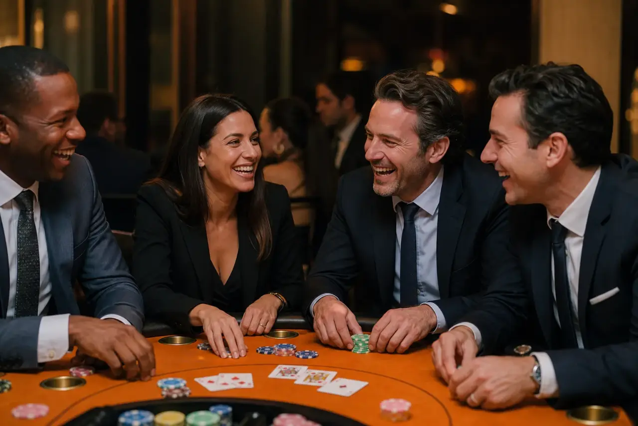 Blackjack est vendégekkel